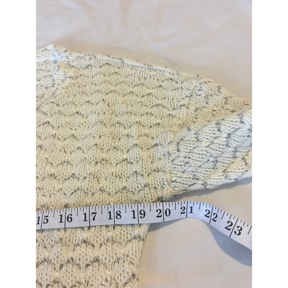 Kut From The Kloth Sweater Top Women's Size Small Long Sleeve Off White Gray - Picture 8 of 9